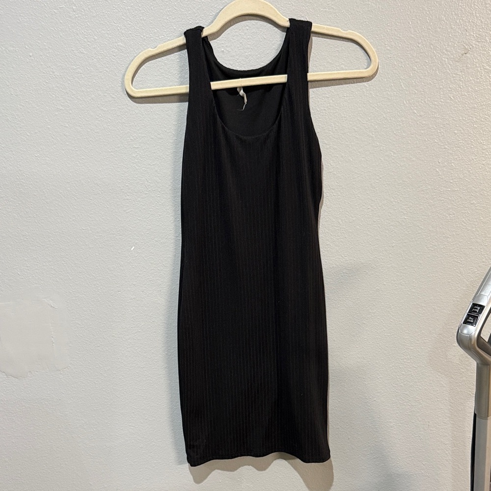 Heart Hips Black Mini Dress